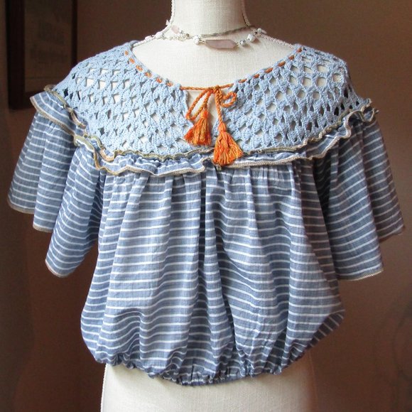 Free People Allora Blouse S/P - Picture 4 of 10